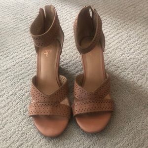 Crown vintage wedge sandals